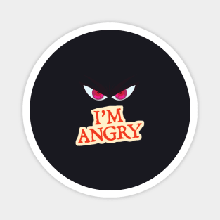 Angry man Magnet